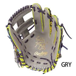 Rawlings Heart of the Hide Graphic Infielder Glove Speed Shell Gray HOH 11.5in