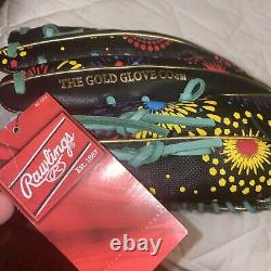 Rawlings Heart of the Hide Graphic Outfielder Glove Speed Shell Black Right-hand