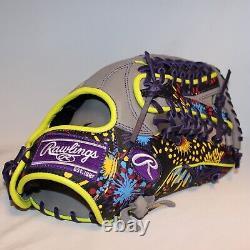 Rawlings Heart of the Hide Graphic Outfielder Glove Speed Shell GR2FHGY70 13inch