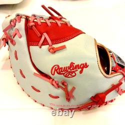 Rawlings Heart of the Hide HOH First Base Mitt 11.75 RHT Scarlet/White Limited