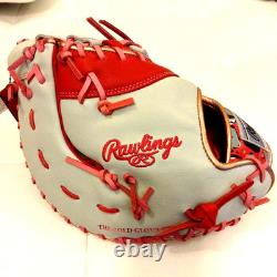 Rawlings Heart of the Hide HOH First Base Mitt 11.75 RHT Scarlet/White Limited
