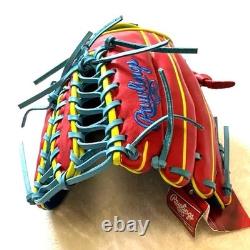 Rawlings Heart of the Hide HOH Infielder 11.25 RHT TRAP EZE Royal/Scarlet Rare