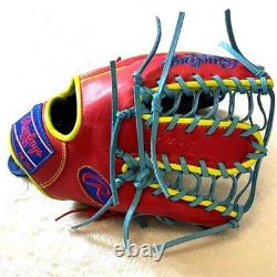 Rawlings Heart of the Hide HOH Infielder 11.25 RHT TRAP EZE Royal/Scarlet Rare