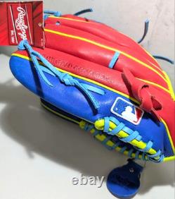 Rawlings Heart of the Hide HOH Infielder 11.25 RHT TRAP EZE Royal/Scarlet Rare