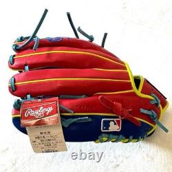 Rawlings Heart of the Hide HOH Infielder 11.25 RHT TRAP EZE Royal/Scarlet Rare