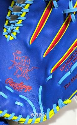 Rawlings Heart of the Hide HOH Infielder 11.25 RHT TRAP EZE Royal/Scarlet Rare