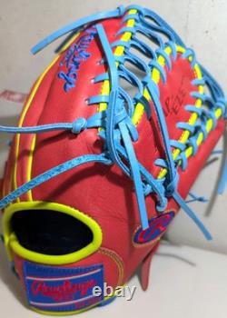 Rawlings Heart of the Hide HOH Infielder 11.25 RHT TRAP EZE Royal/Scarlet Rare