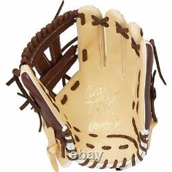 Rawlings Heart of the Hide Infield Glove Camel Sherry 11.5 Right RHT Baseball