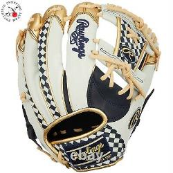 Rawlings Heart of the Hide Infield Glove Navy / White 11.25 Right Hand HOH Mitt