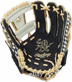 Rawlings Heart of the Hide Infield Glove Navy / White 11.25 Right Hand HOH Mitt