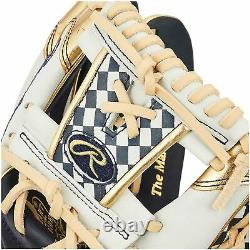 Rawlings Heart of the Hide Infield Glove Navy / White 11.25 Right Hand HOH Mitt