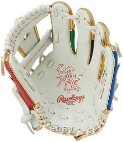 Rawlings Heart of the Hide Infield Glove White 11.25 Right Hand Adult HOH Mitt