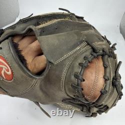 Rawlings Heart of the Hide Lite Toe 34 Catchers Mitt PROCM43BP28 Grey/Brown RHT