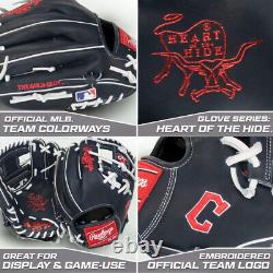 Rawlings Heart of the Hide MLB Cleveland Guardians 11.5 Infield Baseball Glove