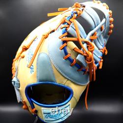 Rawlings Heart of the Hide MLB Color Sync First Base Mitt 12.5 RHT Camel/Sax