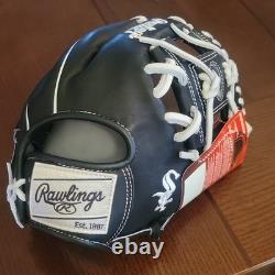 Rawlings Heart of the Hide MLB White Sox Baseball Glove 11.5 Black Right