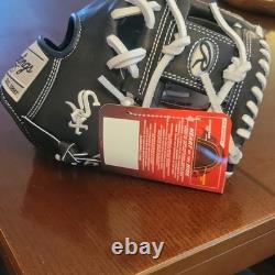 Rawlings Heart of the Hide MLB White Sox Baseball Glove 11.5 Black Right