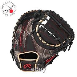 Rawlings Heart of the Hide Multi Material Shell Catcher Mitt Glove B/SC 33in HOH