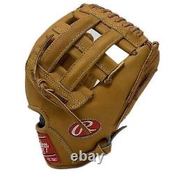 Rawlings Heart of the Hide PRO1000 Tan Baseball Glove 12 in H Web Right Hand Thr