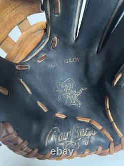 Rawlings Heart of the Hide PRO200-6JBT 11.5 I-Web Baseball Glove Black Tan