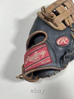 Rawlings Heart of the Hide PRO200-6JBT 11.5 I-Web Baseball Glove Black Tan
