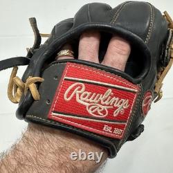Rawlings Heart of the Hide PRO204DCC 11.5 RH Throw USA Tanned Leather Glove