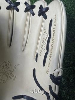 Rawlings Heart of the Hide PRO205-30C 11.75 Leather Baseball Glove Beige Black