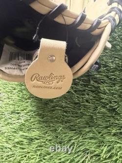 Rawlings Heart of the Hide PRO205-30C 11.75 Leather Baseball Glove Beige Black