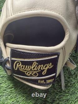 Rawlings Heart of the Hide PRO205-30C 11.75 Leather Baseball Glove Beige Black