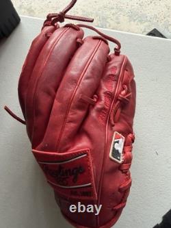 Rawlings Heart of the Hide PRO206FH-12S 12 Red Leather Baseball Glove LHT