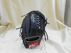 Rawlings Heart of the Hide PRO206-DK60 12 Black 200 Pattern 77/144 CrocSkin