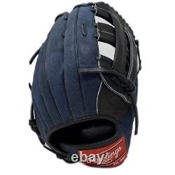 Rawlings Heart of the Hide PRO303 Black Denim 12.75 Inch Baseball Glove H WebRHT