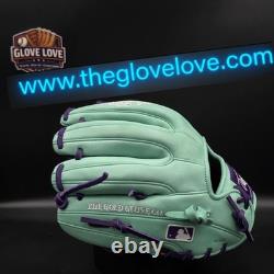 Rawlings Heart of the Hide PRO314-2MPU 11.5 RHT Leather Glove Green/Purple