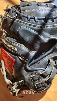 Rawlings Heart of the Hide PROCM33SBB 33 Black Leather Catcher's Mitt