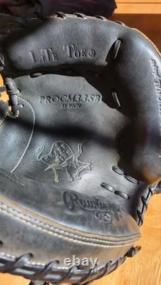 Rawlings Heart of the Hide PROCM33SBB 33 Black Leather Catcher's Mitt