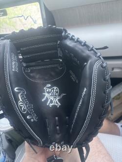Rawlings Heart of the Hide PROCM33 33 Black Leather Catcher's Glove Padded Palm
