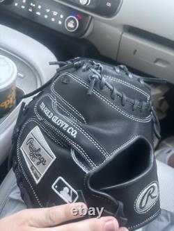 Rawlings Heart of the Hide PROCM33 33 Black Leather Catcher's Glove Padded Palm