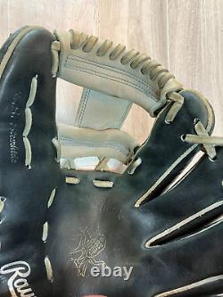Rawlings Heart of the Hide PRONP5 11.75 RHT Baseball Glove I Web T BLACK GRAY