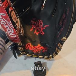 Rawlings Heart of the Hide PROR314-2DSC 11 1/2 Black Gold Glove Narrow Fit