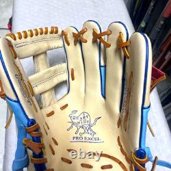 Rawlings Heart of the Hide PRO EXCEL Infielder Glove 11.5 RHT Camel Sax Limited
