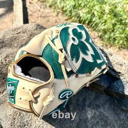 Rawlings Heart of the Hide PRO EXCEL Wizard Pitcher Glove 11.75 RHT Green/Camel