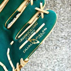 Rawlings Heart of the Hide PRO EXCEL Wizard Pitcher Glove 11.75 RHT Green/Camel