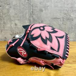 Rawlings Heart of the Hide PRO EXCEL Wizard Pitcher Glove 11.75 RHT LH Navy/Pink