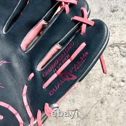 Rawlings Heart of the Hide PRO EXCEL Wizard Pitcher Glove 11.75 RHT LH Navy/Pink