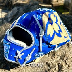 Rawlings Heart of the Hide PRO EXCEL Wizard Pitcher Glove 11.75 Royal/Camel RHT