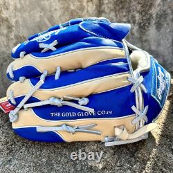 Rawlings Heart of the Hide PRO EXCEL Wizard Pitcher Glove 11.75 Royal/Camel RHT