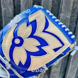 Rawlings Heart of the Hide PRO EXCEL Wizard Pitcher Glove 11.75 Royal/Camel RHT