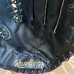 Rawlings Heart of the Hide PRO-TB Black Trapeze Horween Made in the USA AEK01