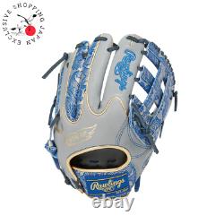 Rawlings Heart of the Hide Paisley Revival Fielder Glove Gray Royal 11.75 HOH