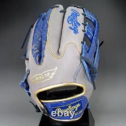 Rawlings Heart of the Hide Paisley Revival Fielder Glove Gray Royal 11.75in HOH